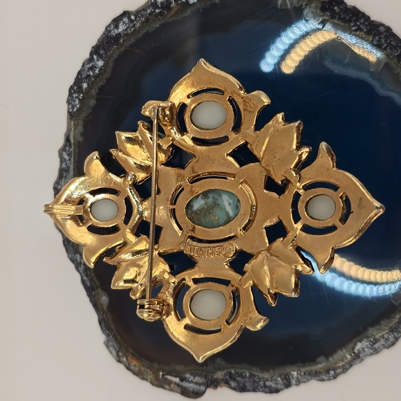 Sarah Coventry Southwestern Style Vintage Pendant Brooch - Picture 4 of 9